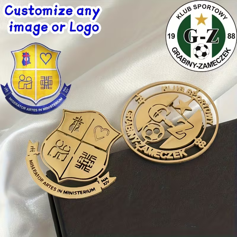 Men Accessories Gift Set - Özel Logo Broş Basit Yaratıcılık Paslanmaz