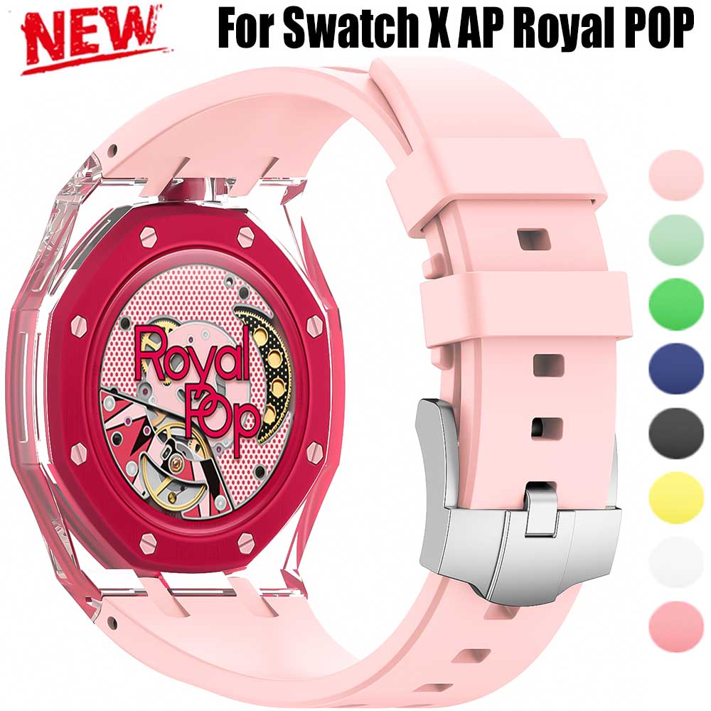X Men Accessories - Renkli Silikon Kayış Swatch X AP