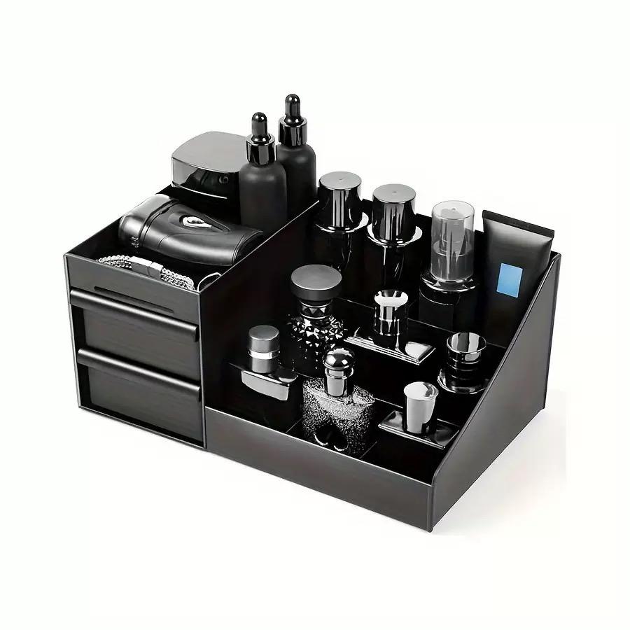 Men'S Accessories Organizer Tray - Vintage Banyo Düzenleyici Kozmetik Saklama Kutusu