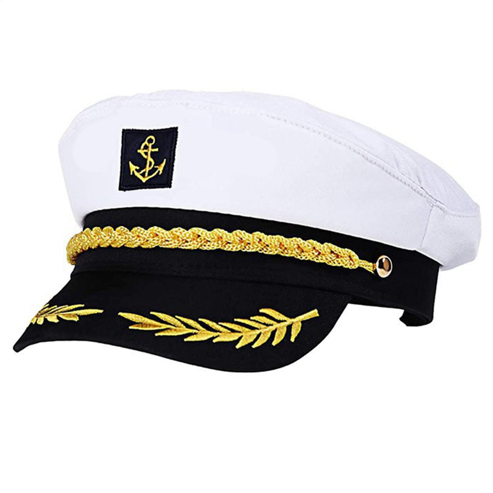 Men Accessories Wholesale - Yat Denizci Kaptan Şapkası Ayarlanabilir Erkek