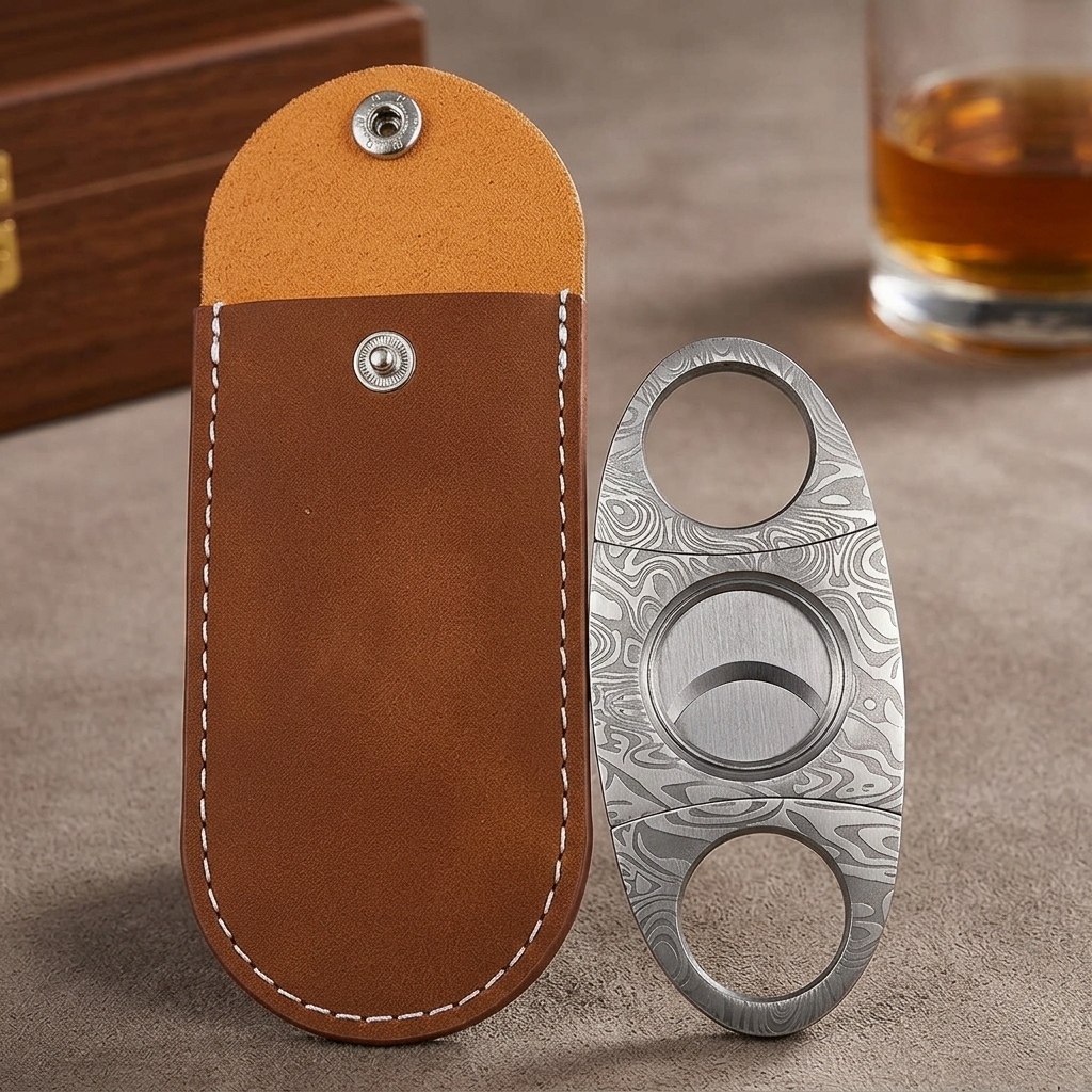 Men'S Accessories Premium - Manuel Paslanmaz Çelik Puro Kesici Keskin