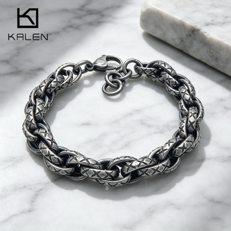 X Men Accessories - Kalen 11mm Ağır Dokulu Küba Zinciri