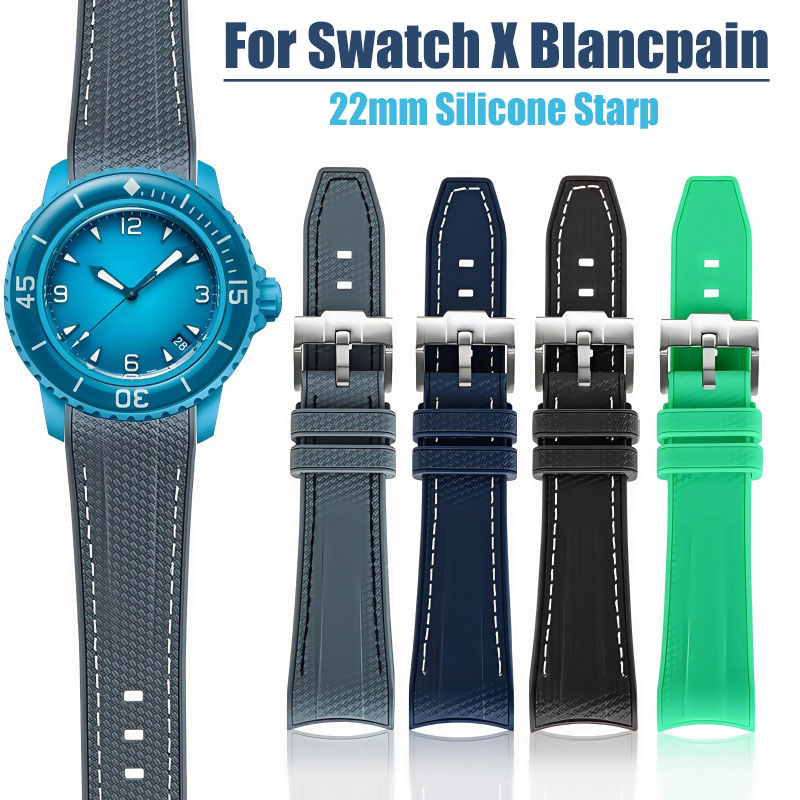 X Men Accessories - Swatch X Blancpain için Silikon Saat