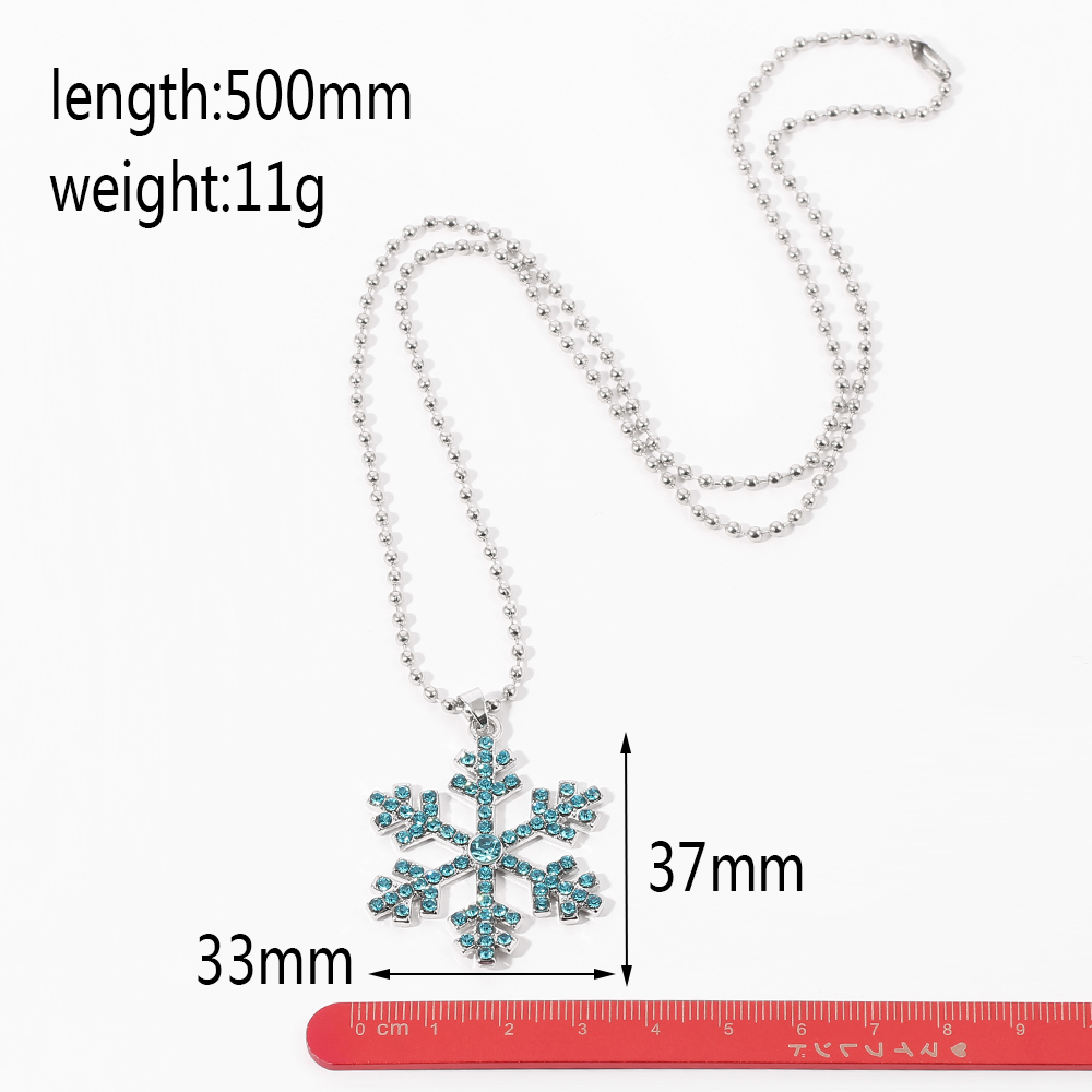 Büyülü Mavi Kristal Kar Tanesi - Men Accessories Necklace incelemesi ve fiyatı