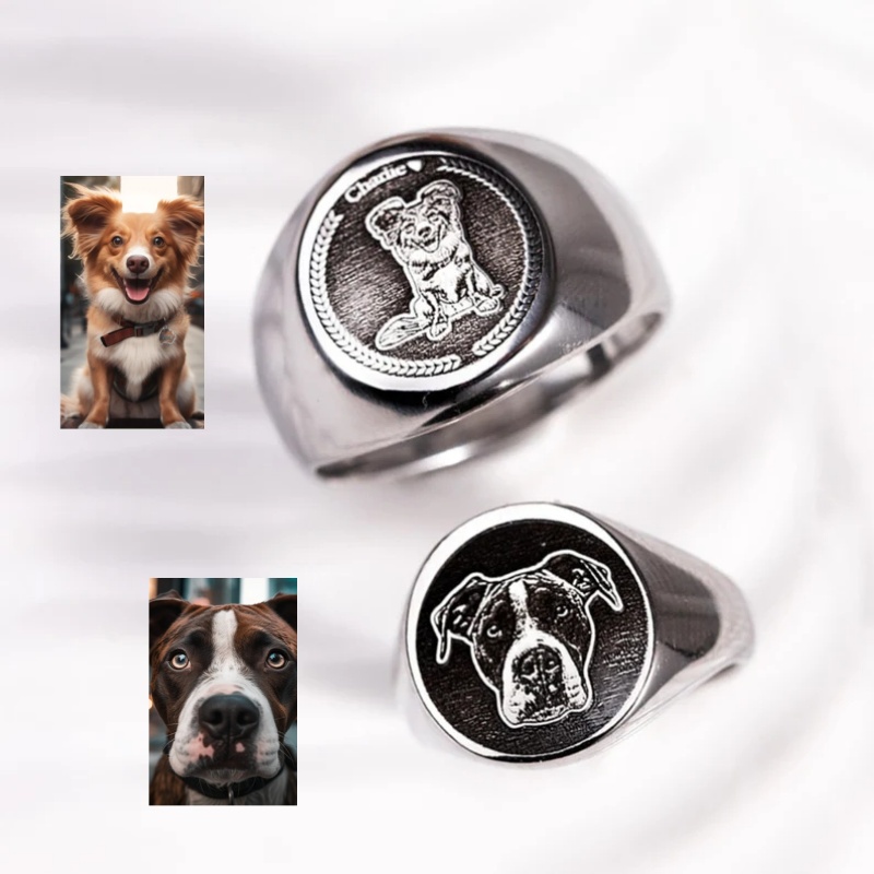 Özel Gravür Fotoğraf Signet Yü - Men Accessories Wholesale incelemesi ve fiyatı