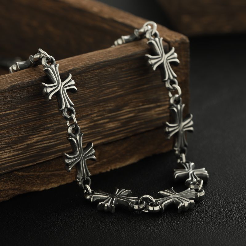 Punk Zincir Çapraz Kolye Ile A - Men'S Accessories Premium incelemesi ve fiyatı