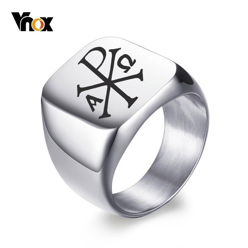 Vnox ücretsiz kişiselleştirilm - Signet Ring Men incelemesi ve fiyatı