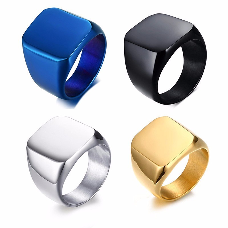 Vnox ücretsiz kişiselleştirilm - Signet Ring Men incelemesi ve fiyatı