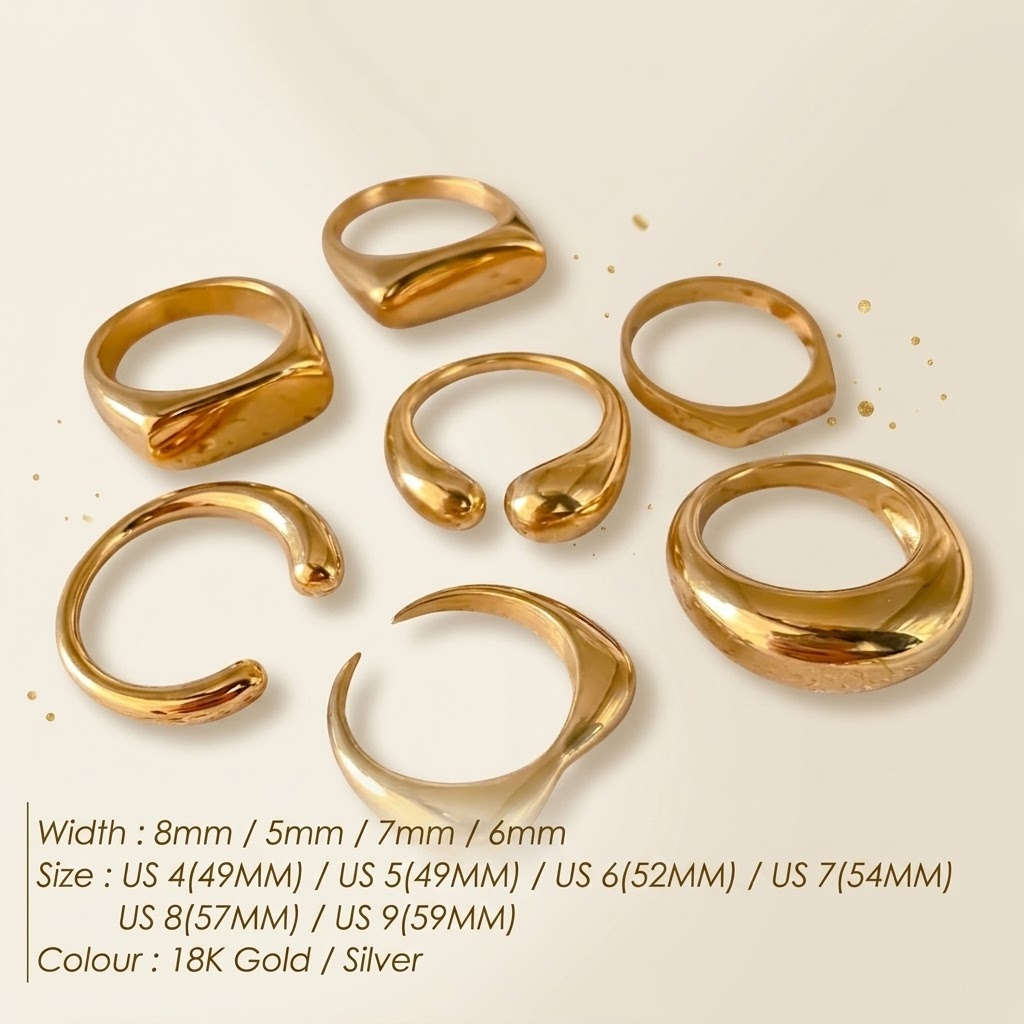 St-Delan Paslanmaz Çelik Kalın - Signet Ring Men incelemesi ve fiyatı