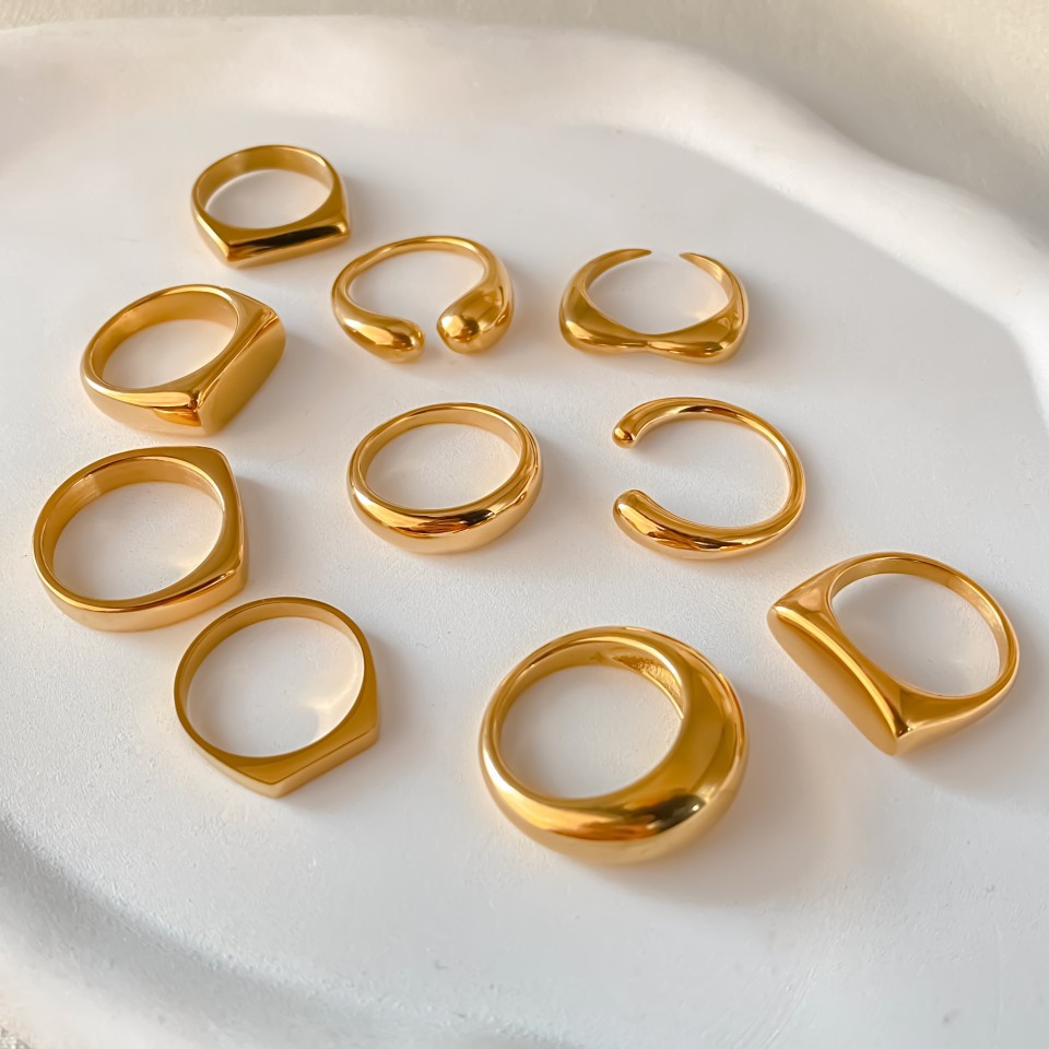 St-Delan Paslanmaz Çelik Kalın - Signet Ring Men incelemesi ve fiyatı
