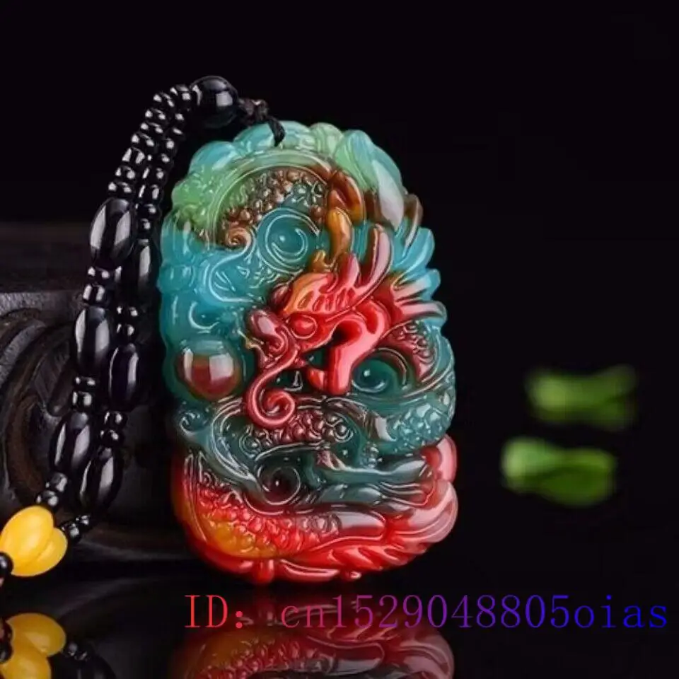 Gerçek yeşim ejderha kolye kol - Men Accessories Necklace incelemesi ve fiyatı