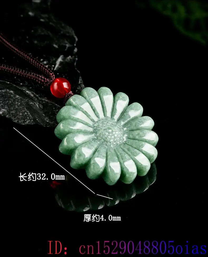 Yeşil Jadeite ayçiçeği kolye k - Men Accessories Necklace incelemesi ve fiyatı