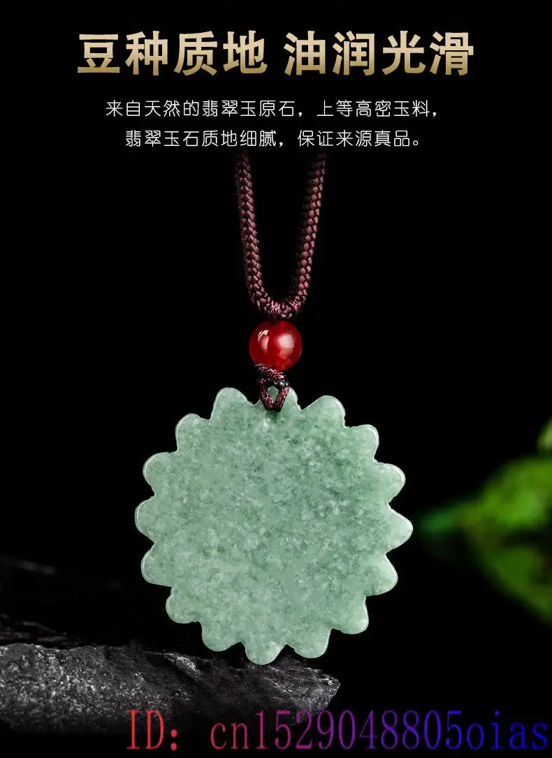 Yeşil Jadeite ayçiçeği kolye k - Men Accessories Necklace incelemesi ve fiyatı