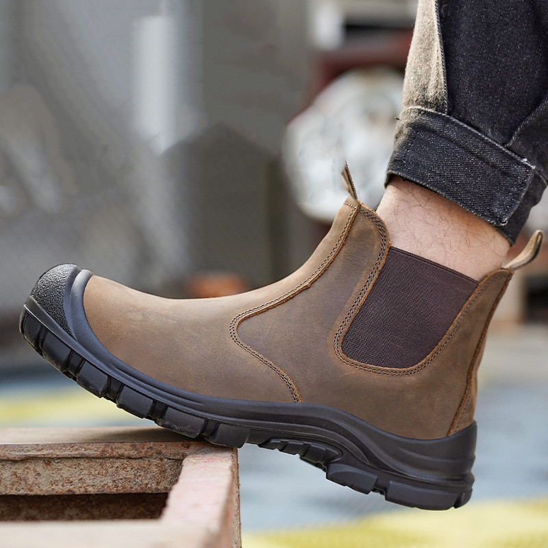 Büyük boy erkek moda çelik bur - Men'S Accessories Leather incelemesi ve fiyatı
