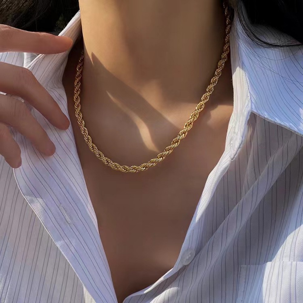 45-60 cm Güzel 18 K Altın 4mm  - Men'S Accessories Office incelemesi ve fiyatı