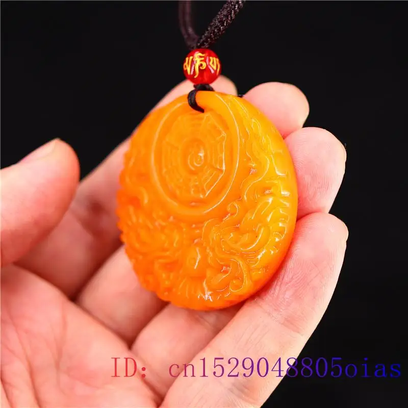 Sarı yeşim ejderha kolye hediy - Men Accessories Necklace incelemesi ve fiyatı