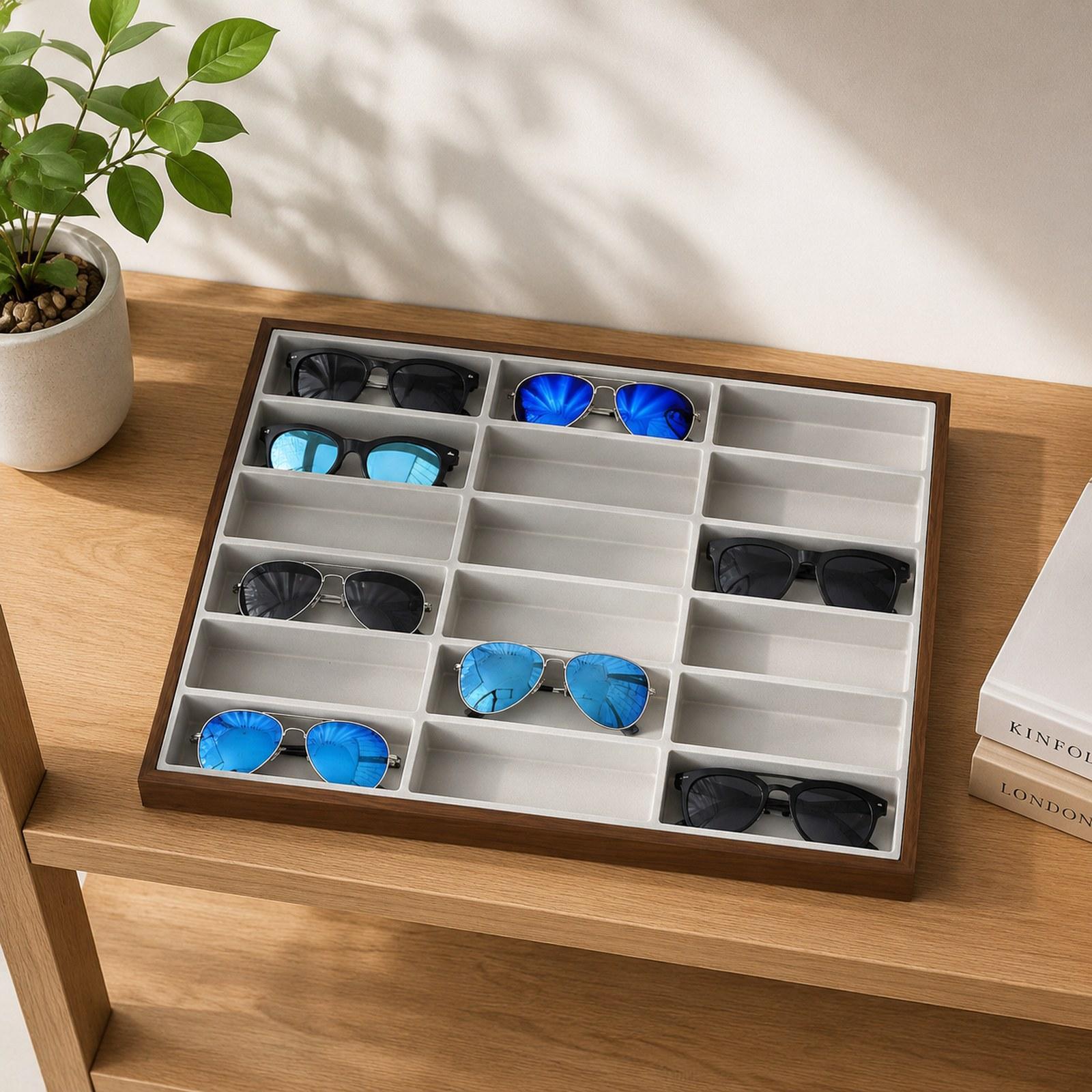 Gözlük teşhir tepsisi gözlük s - Men'S Accessories Organizer Tray incelemesi ve fiyatı