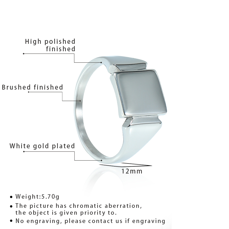 Soul Erkekler Titanyum Çelik Y - Signet Ring Men incelemesi ve fiyatı