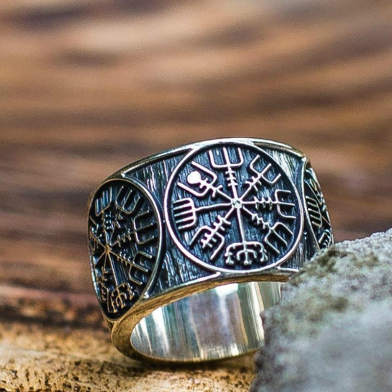 Vintage Viking Rune Signet İsk - Signet Ring Men incelemesi ve fiyatı