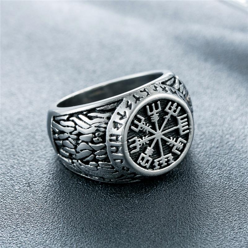 Vintage Viking Rune Signet İsk - Signet Ring Men incelemesi ve fiyatı