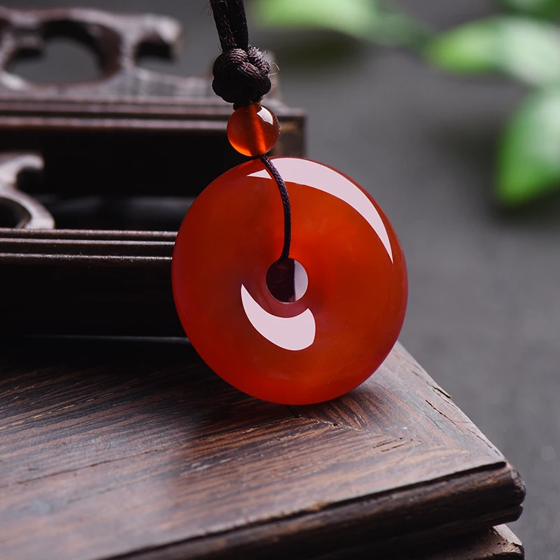 Doğal renkli yeşim çörek kolye - Men Accessories Necklace incelemesi ve fiyatı