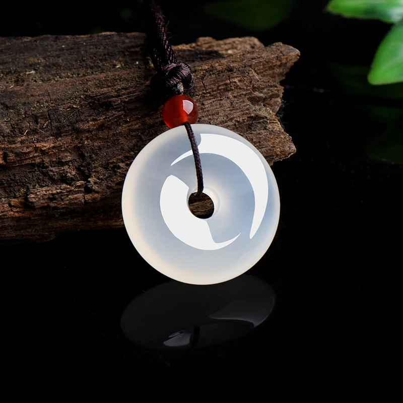 Doğal renkli yeşim çörek kolye - Men Accessories Necklace incelemesi ve fiyatı