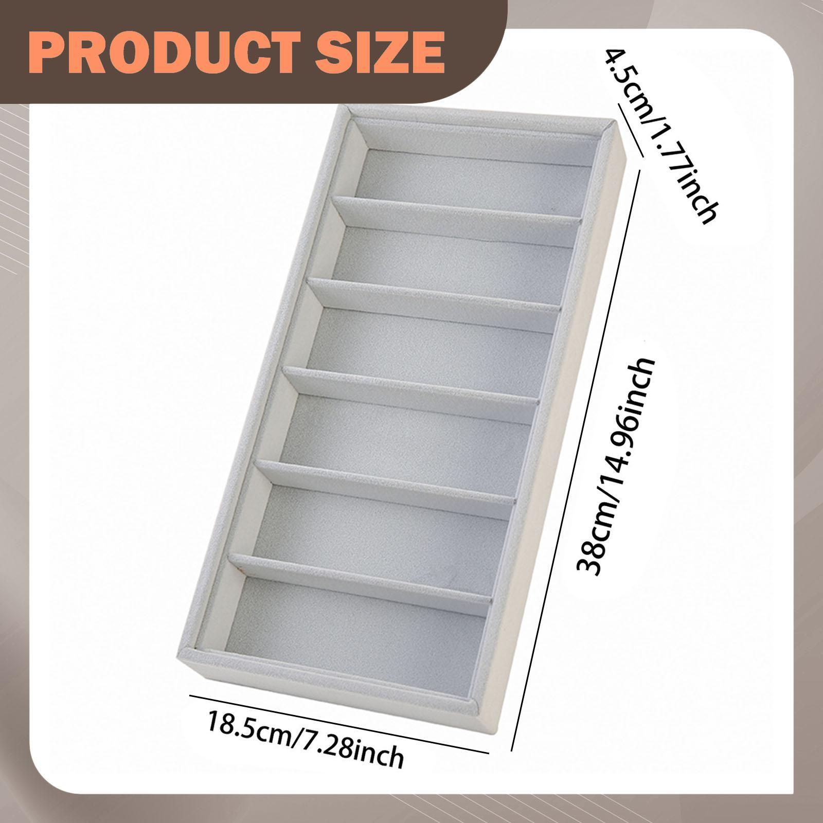 Gözlük Teşhir Tepsisi 6 Bölmel - Men'S Accessories Organizer Tray incelemesi ve fiyatı