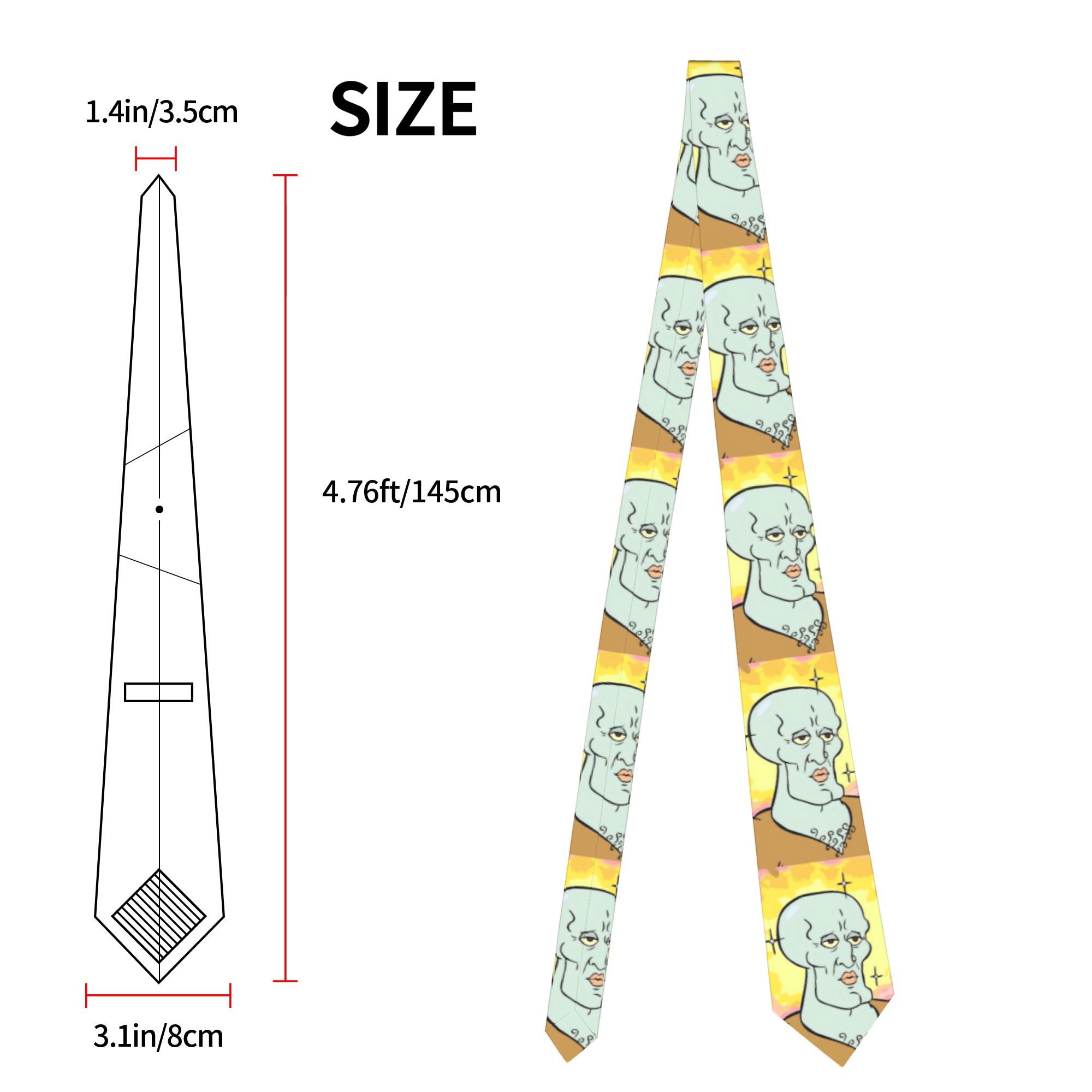 Kravat Yakışıklı S-Squidward U - Men'S Accessories Office incelemesi ve fiyatı