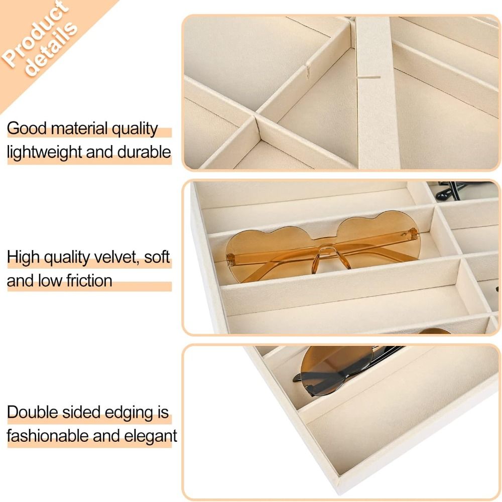 Bej Gri Güneş Gözlüğü Düzenley - Men'S Accessories Organizer Tray incelemesi ve fiyatı